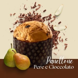 Panettone pere e cioccolato
