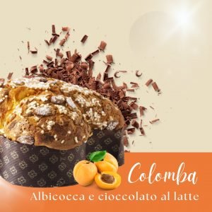 Colomba albicocca e cioccolato